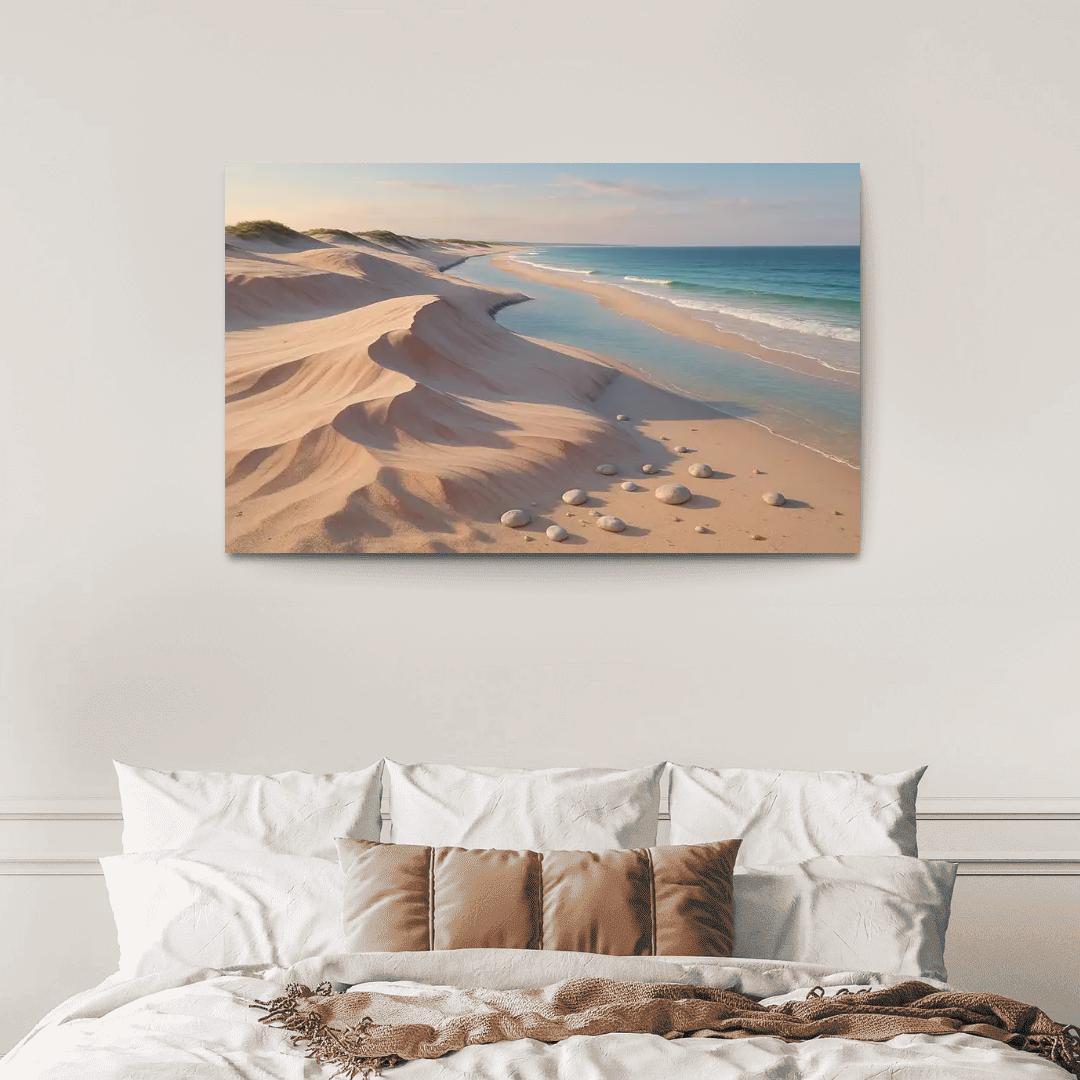 Shell Pink Dune Beach At Squeaky Sand Shore wall decor