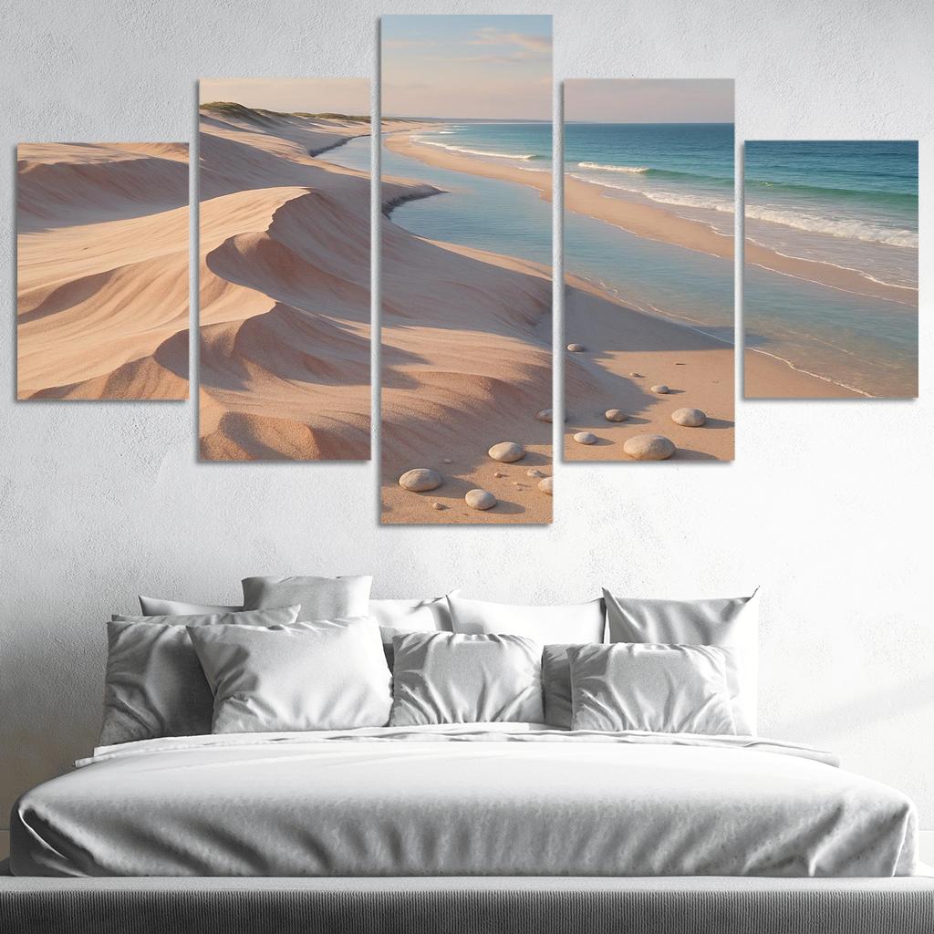 Shell Pink Dune Beach At Squeaky Sand Shore wall decor