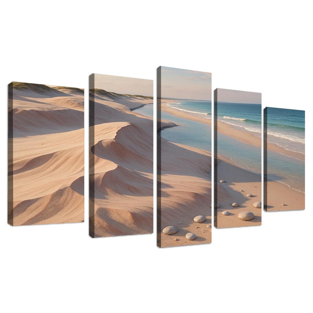 Shell Pink Dune Beach At Squeaky Sand Shore wall decor