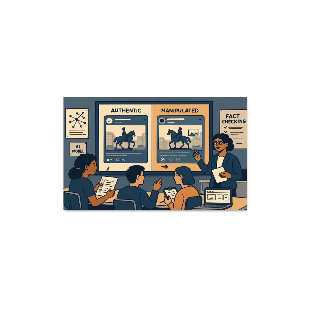 Civic Media Literacy Lab Detecting Manipulation In The Age Of AI modern paintings frame