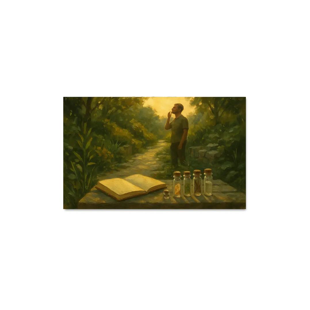 Scent Memory Walk Create A Personal Aroma Library Through Mindful Smelling custom paintings frame