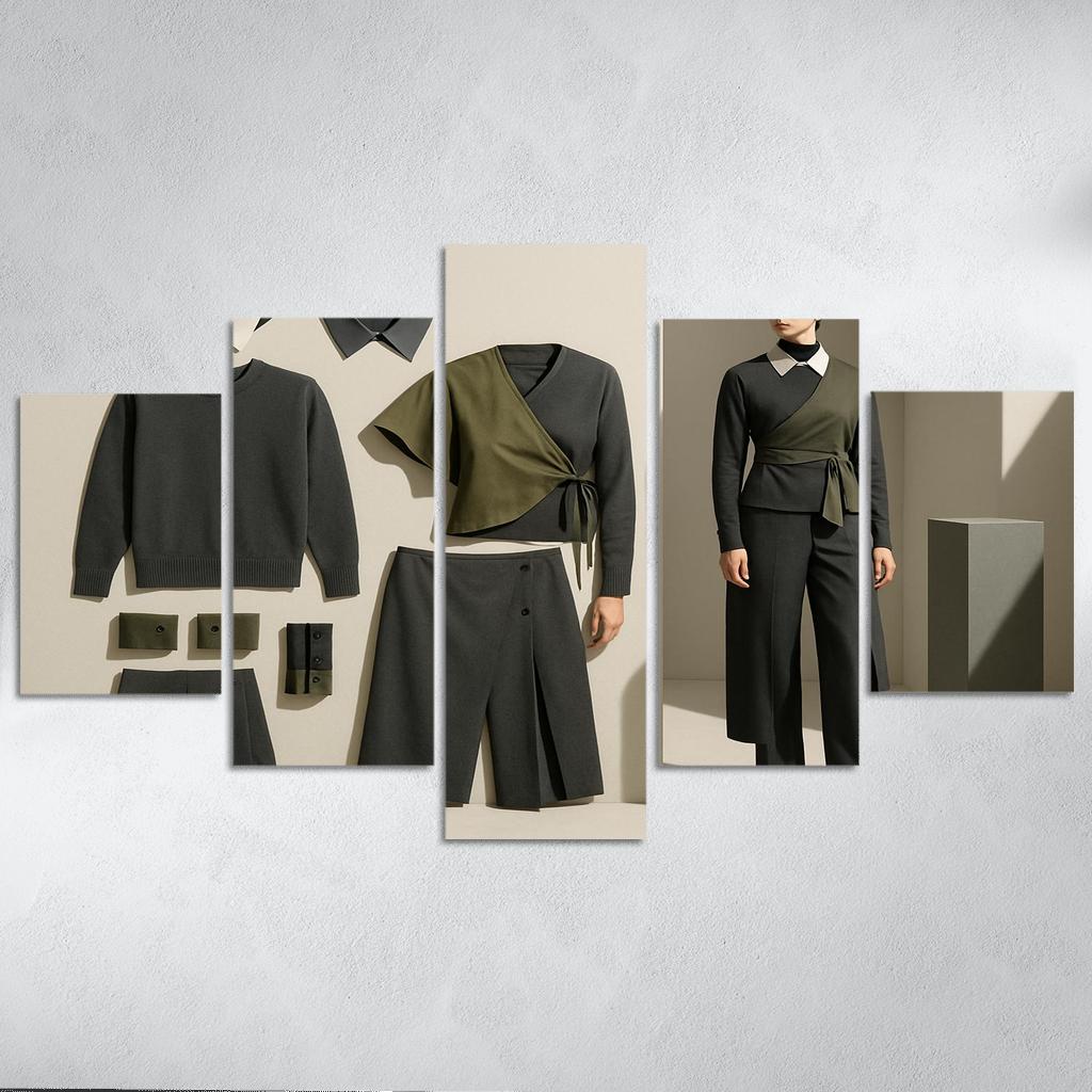 Convertible Layering Wardrobe Modular Silhouettes one-piece frames