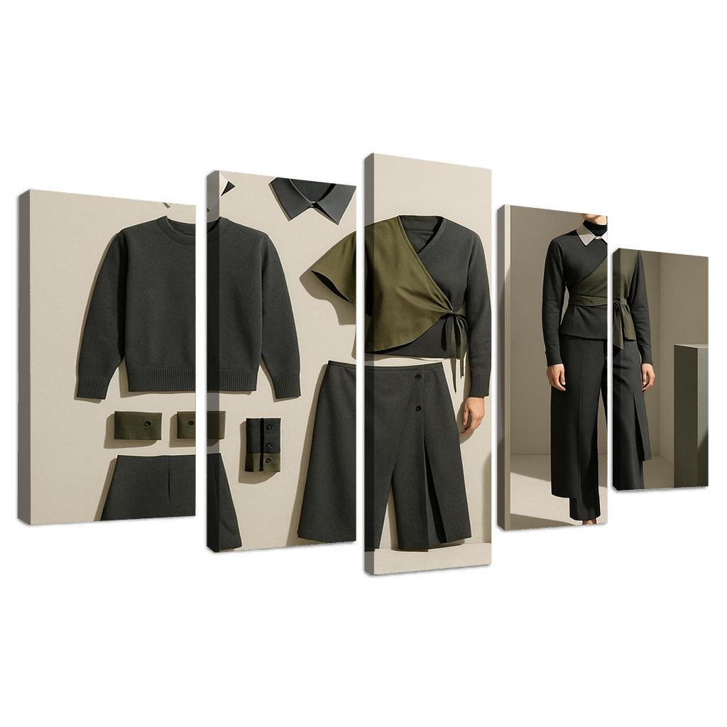 Convertible Layering Wardrobe Modular Silhouettes one-piece frames