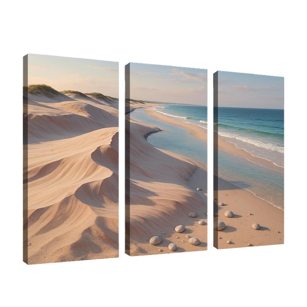 Shell Pink Dune Beach At Squeaky Sand Shore wall decor