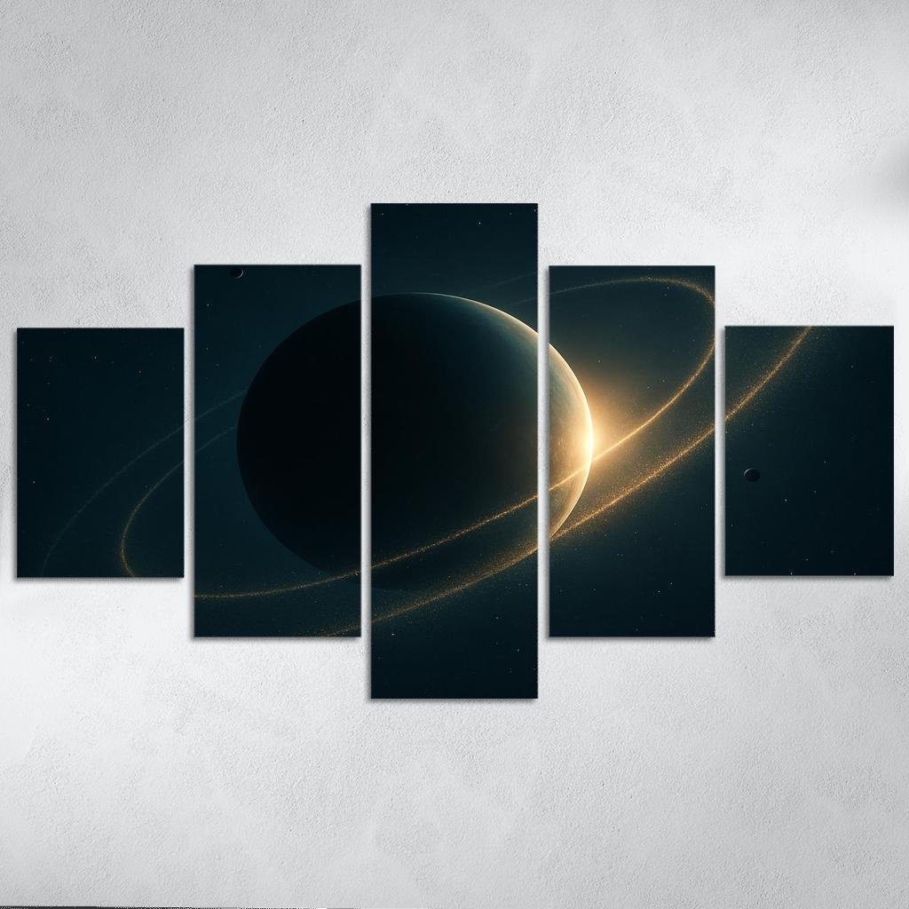 Exoplanet Trojan Dust Arcs At A Lagrange Point oil paintings frame