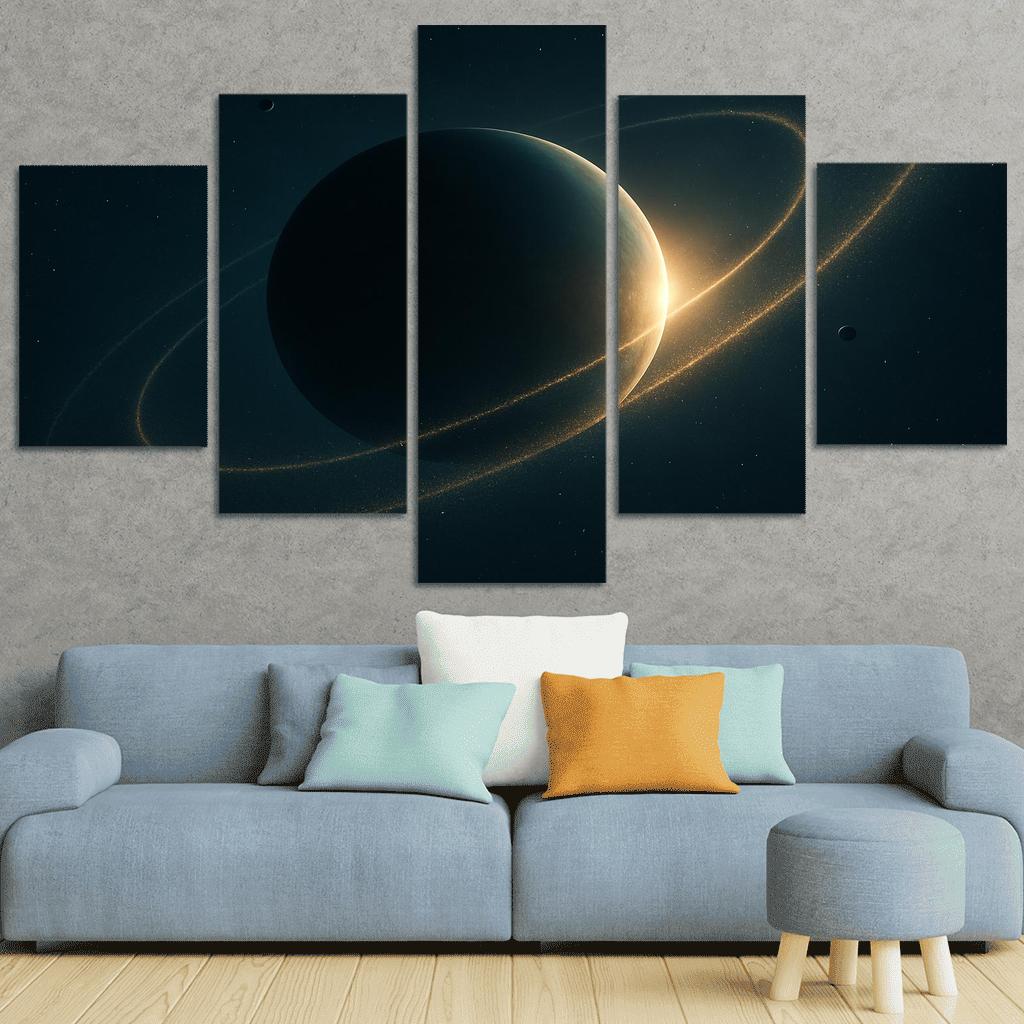 Exoplanet Trojan Dust Arcs At A Lagrange Point oil paintings frame