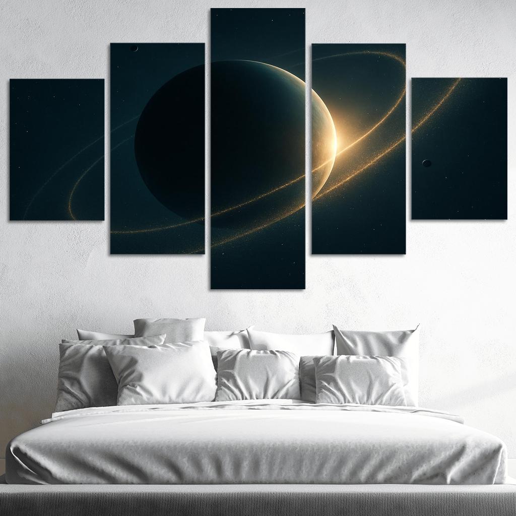 Exoplanet Trojan Dust Arcs At A Lagrange Point oil paintings frame
