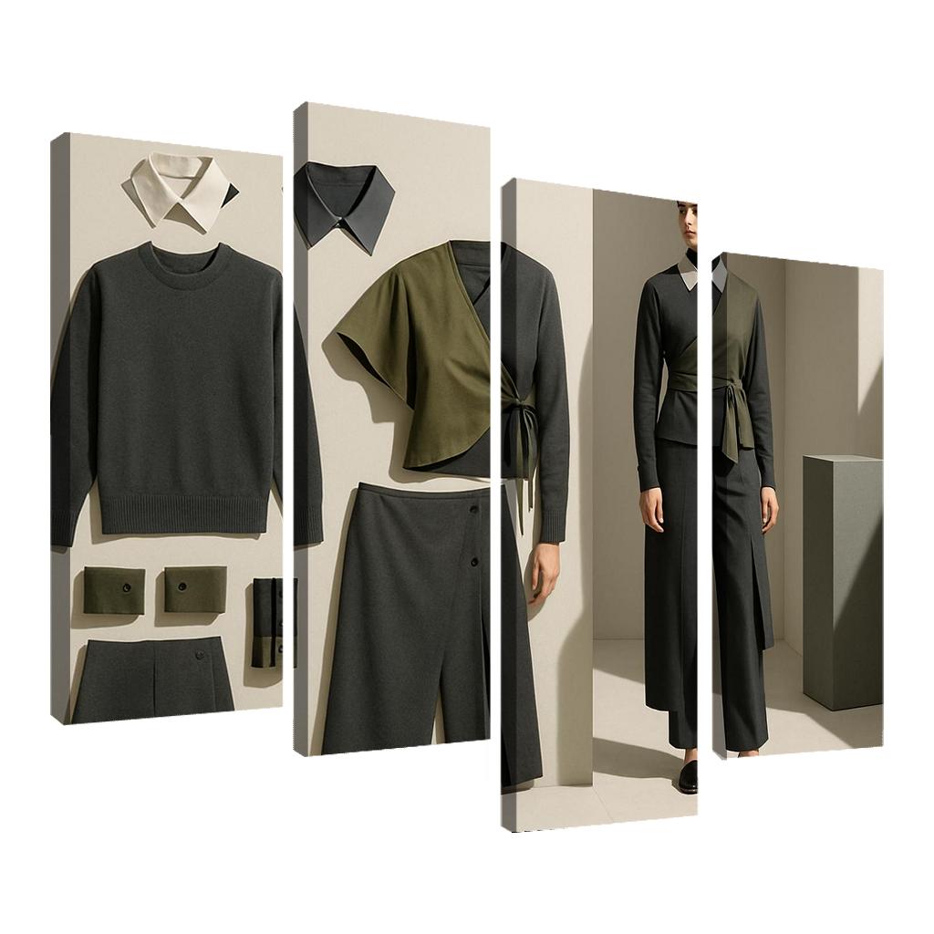 Convertible Layering Wardrobe Modular Silhouettes one-piece frames