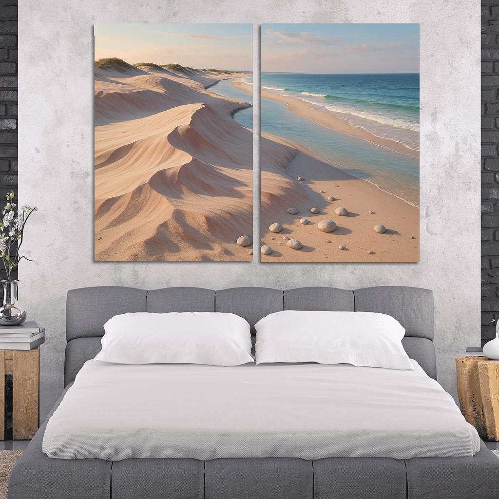 Shell Pink Dune Beach At Squeaky Sand Shore wall decor