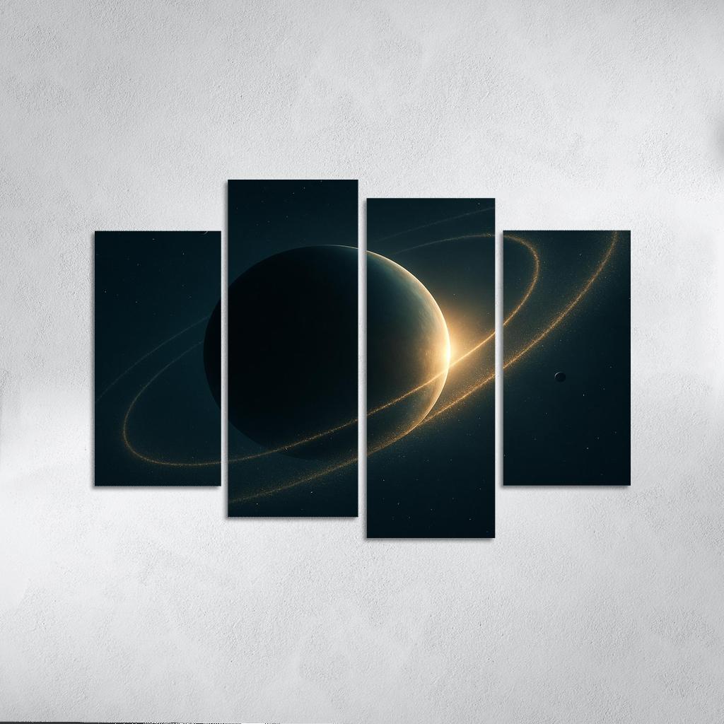 Exoplanet Trojan Dust Arcs At A Lagrange Point oil paintings frame