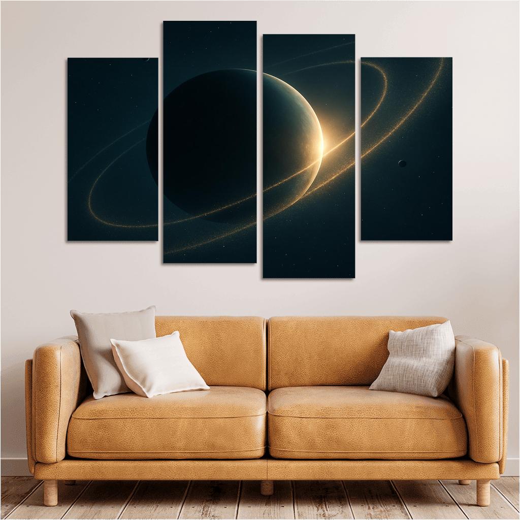 Exoplanet Trojan Dust Arcs At A Lagrange Point oil paintings frame