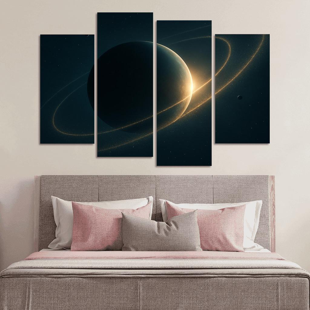 Exoplanet Trojan Dust Arcs At A Lagrange Point oil paintings frame