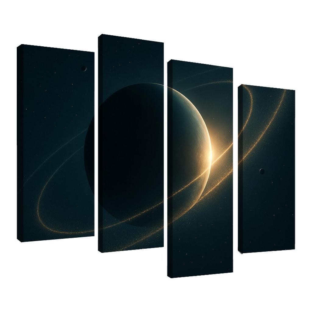 Exoplanet Trojan Dust Arcs At A Lagrange Point oil paintings frame