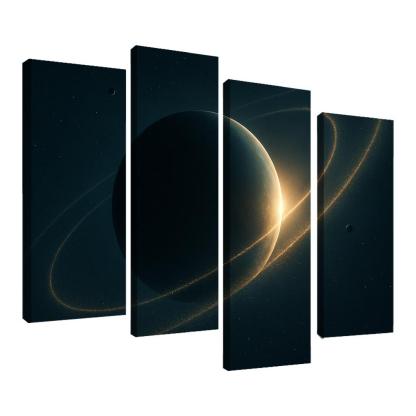 Exoplanet Trojan Dust Arcs At A Lagrange Point oil paintings frame