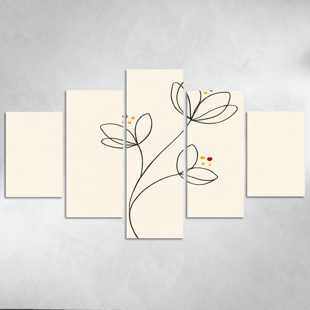 Quiet Blooming Line premium artwork frames