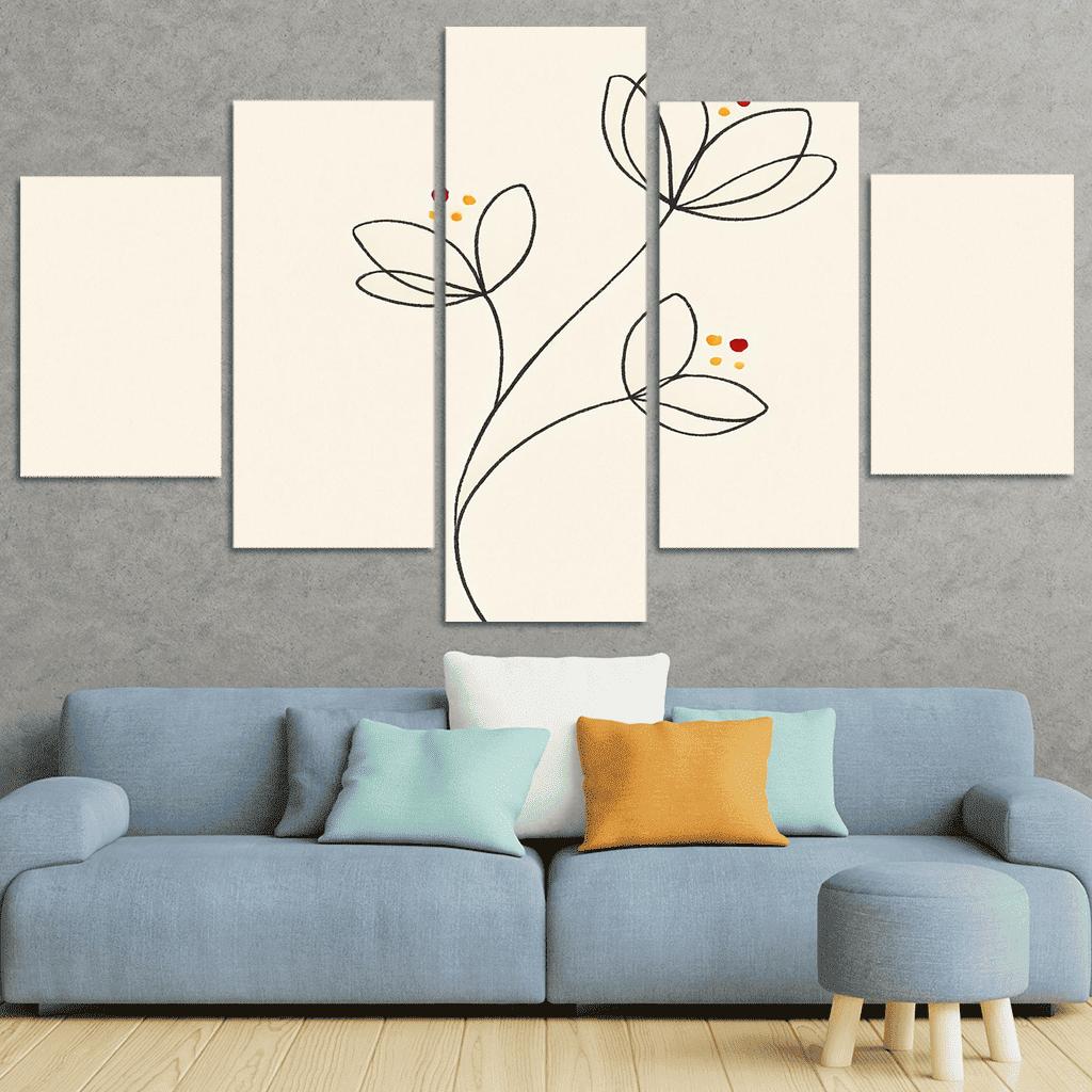 Quiet Blooming Line premium artwork frames