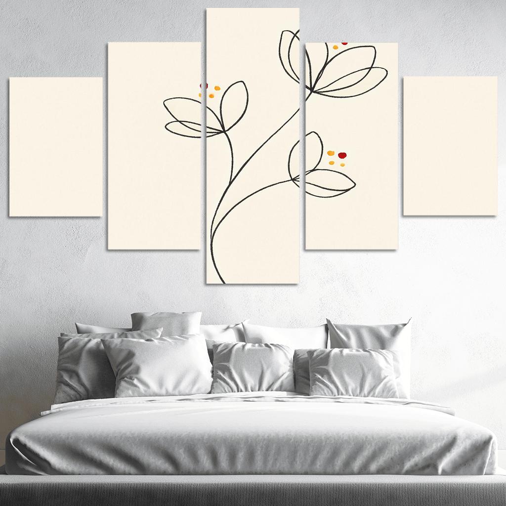 Quiet Blooming Line premium artwork frames