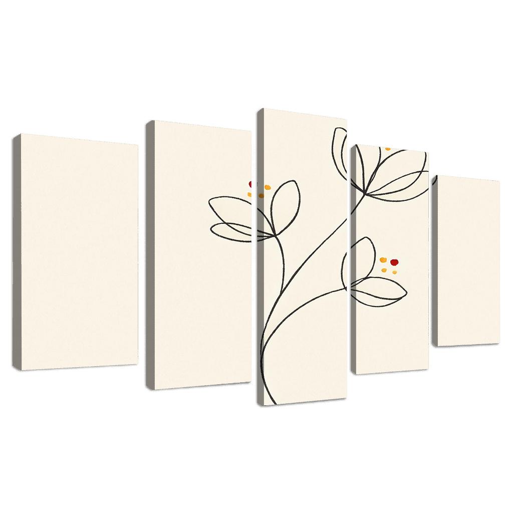 Quiet Blooming Line premium artwork frames