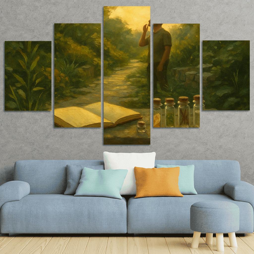 Scent Memory Walk Create A Personal Aroma Library Through Mindful Smelling custom paintings frame