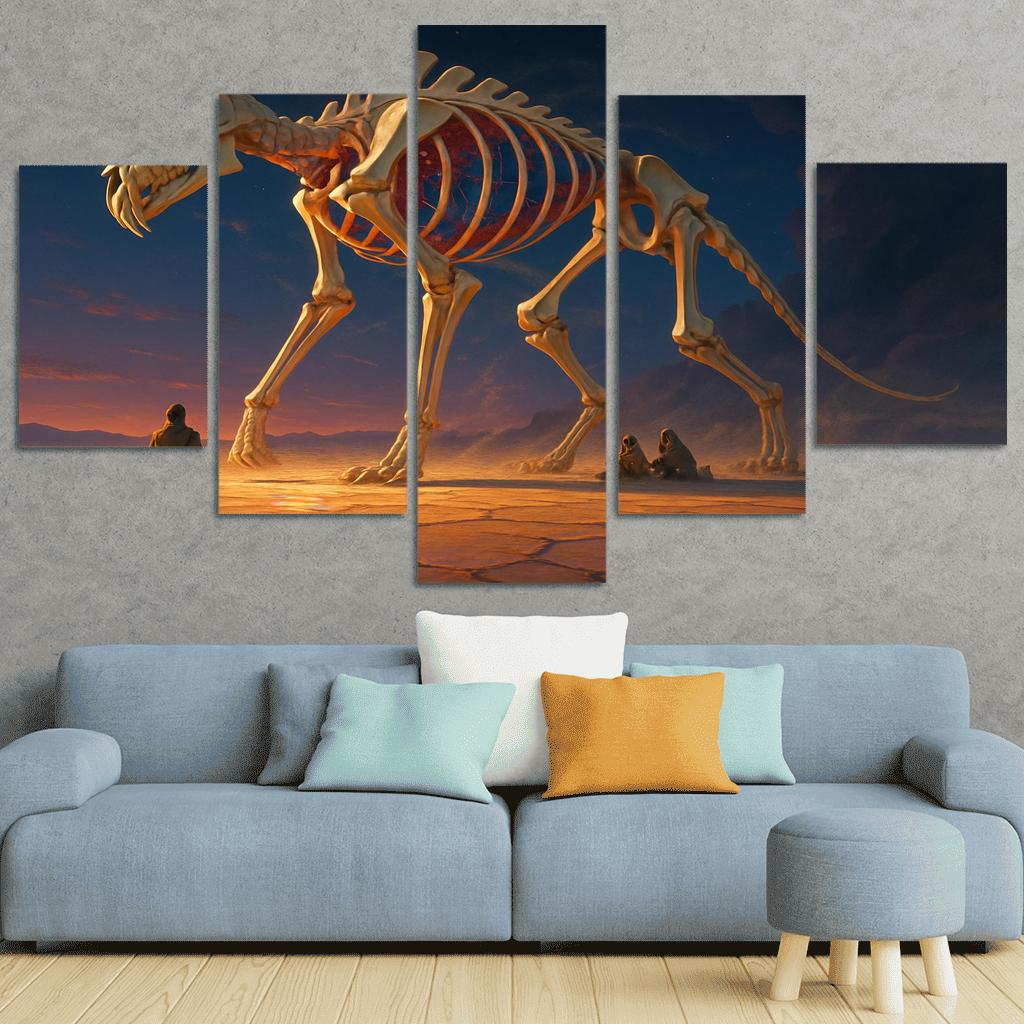 The Glassbone Pilgrim abstract paintings frame