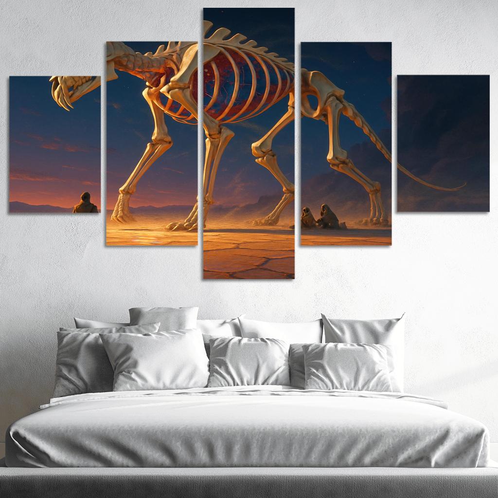 The Glassbone Pilgrim abstract paintings frame