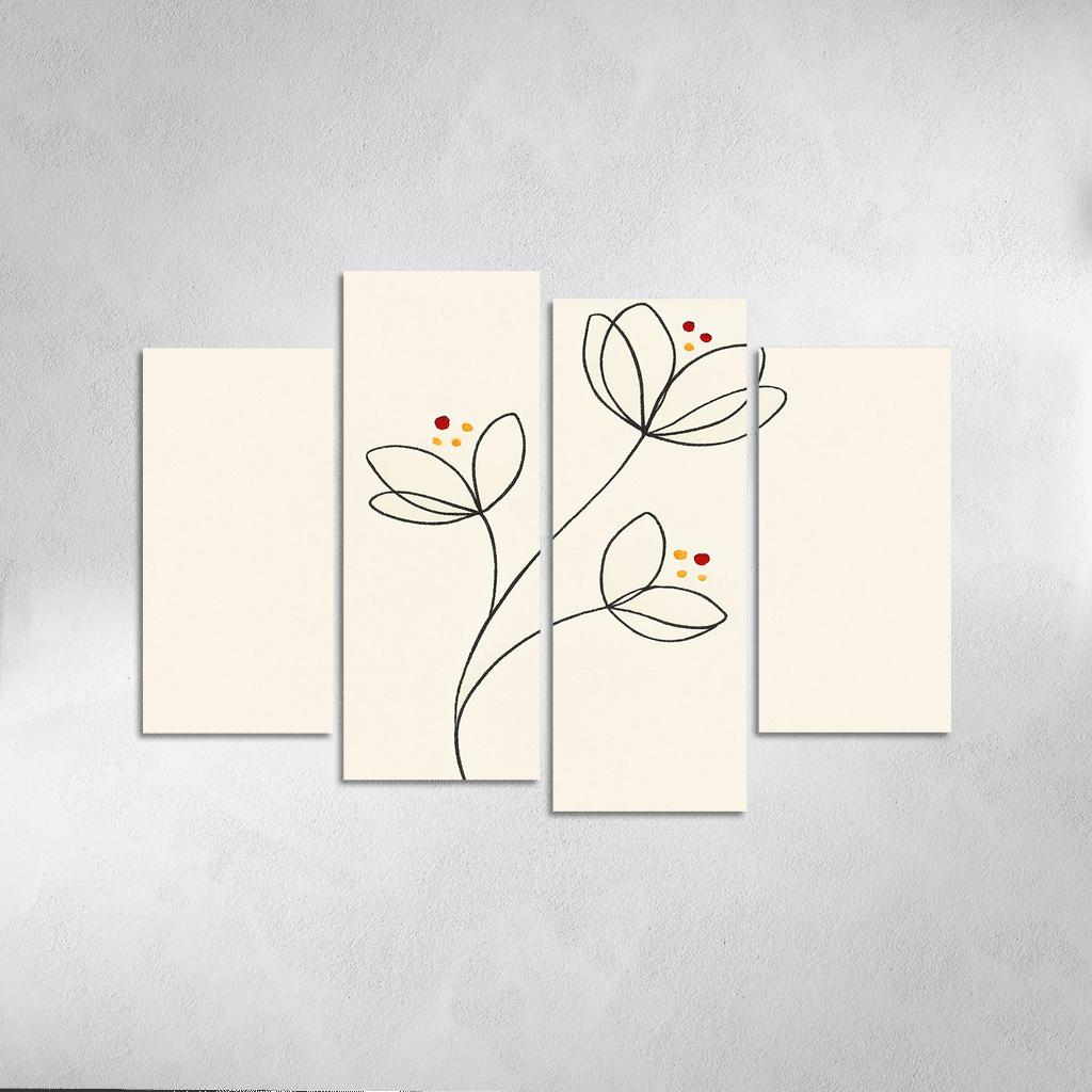 Quiet Blooming Line premium artwork frames