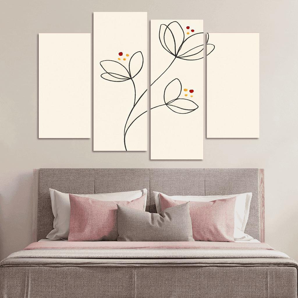 Quiet Blooming Line premium artwork frames