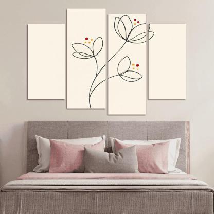 Quiet Blooming Line premium artwork frames