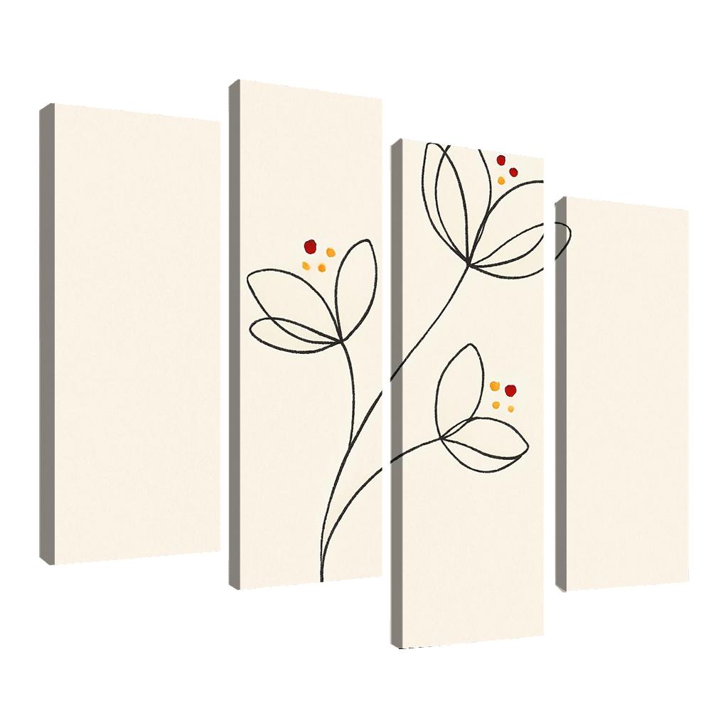 Quiet Blooming Line premium artwork frames