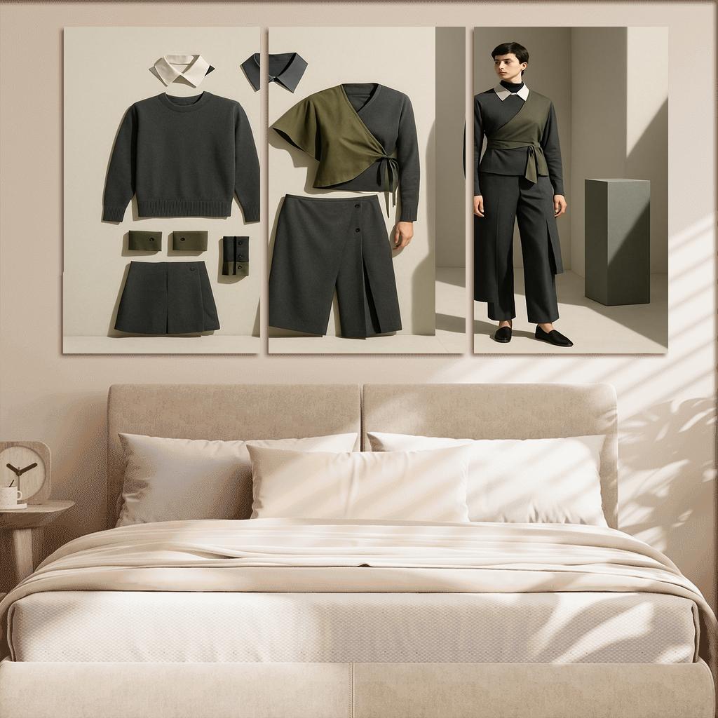 Convertible Layering Wardrobe Modular Silhouettes one-piece frames