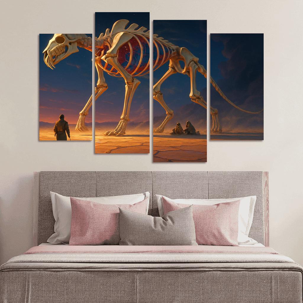 The Glassbone Pilgrim abstract paintings frame