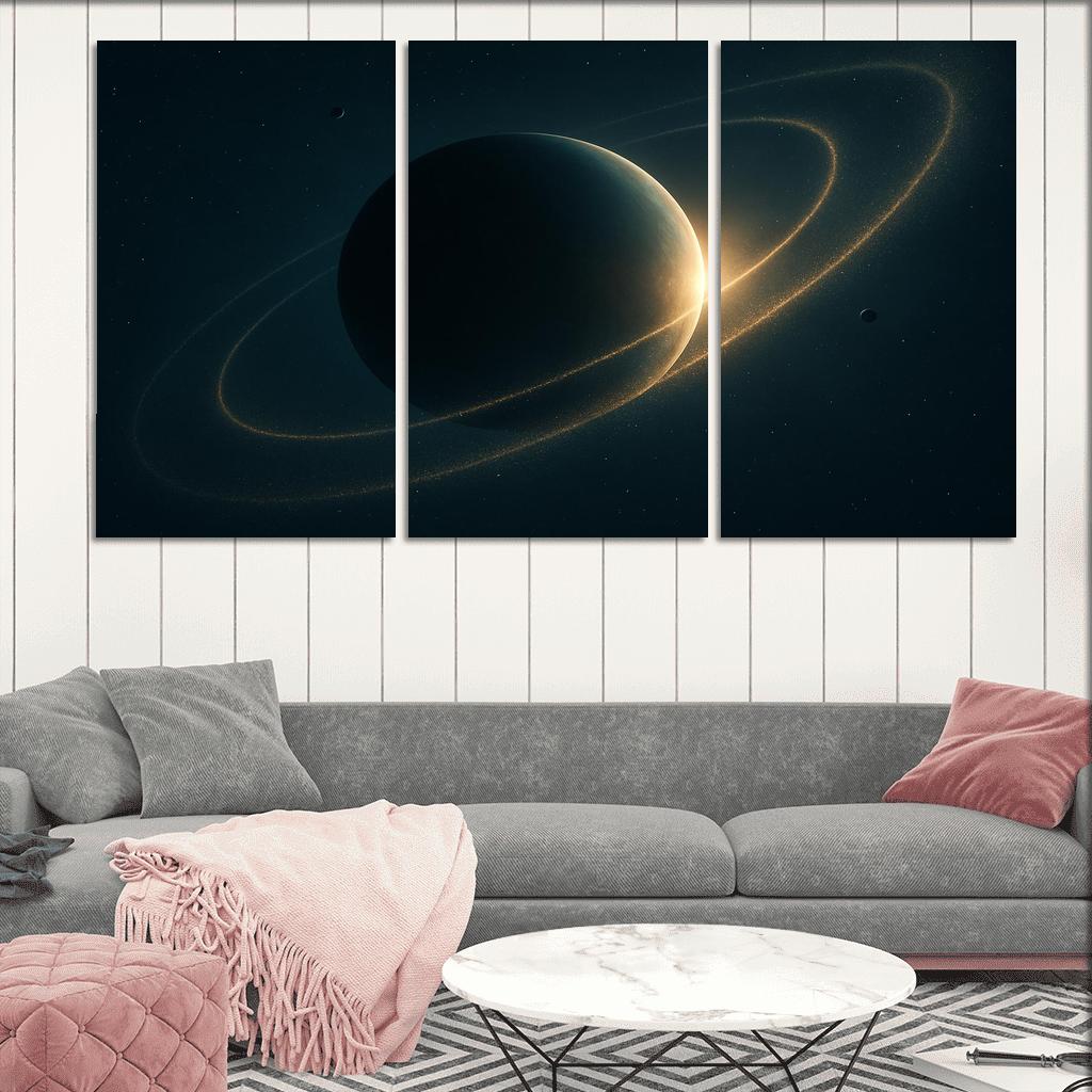 Exoplanet Trojan Dust Arcs At A Lagrange Point oil paintings frame