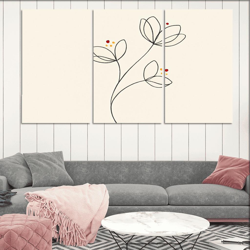 Quiet Blooming Line premium artwork frames