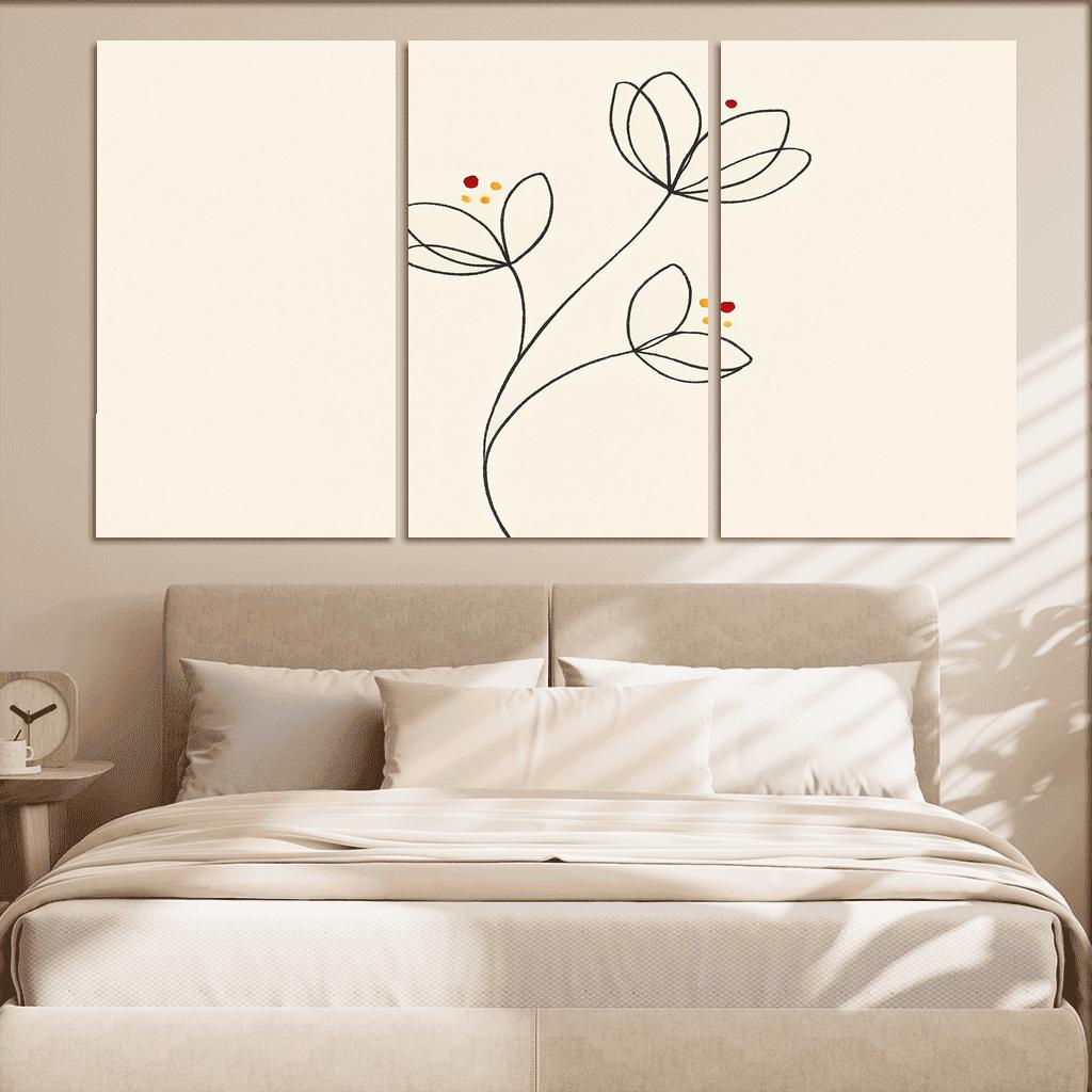 Quiet Blooming Line premium artwork frames