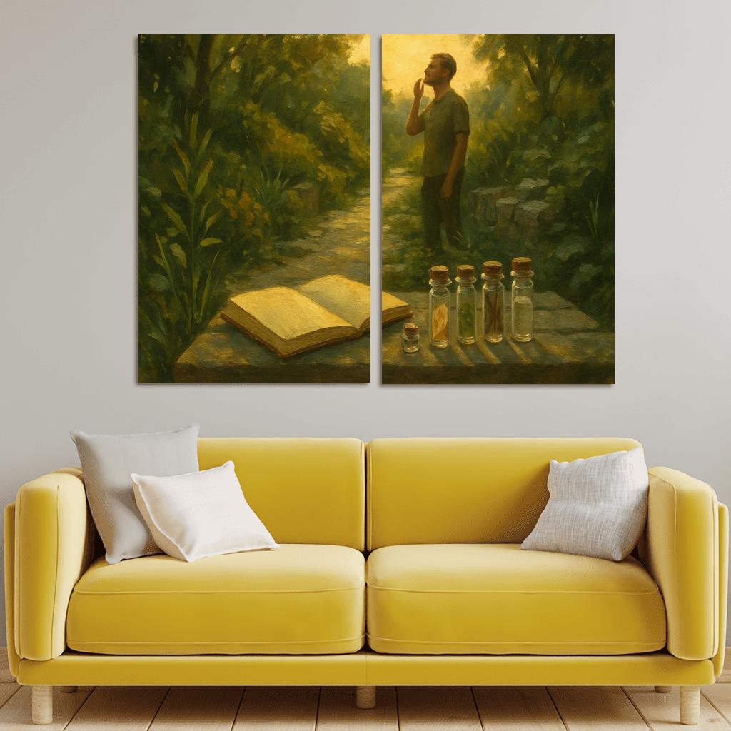 Scent Memory Walk Create A Personal Aroma Library Through Mindful Smelling custom paintings frame