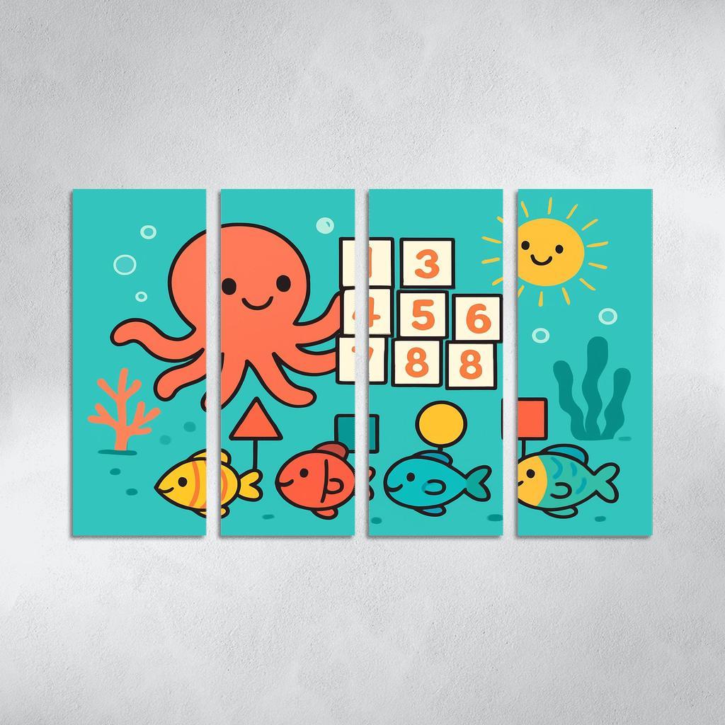 Coral Reef Math Parade custom paintings frame