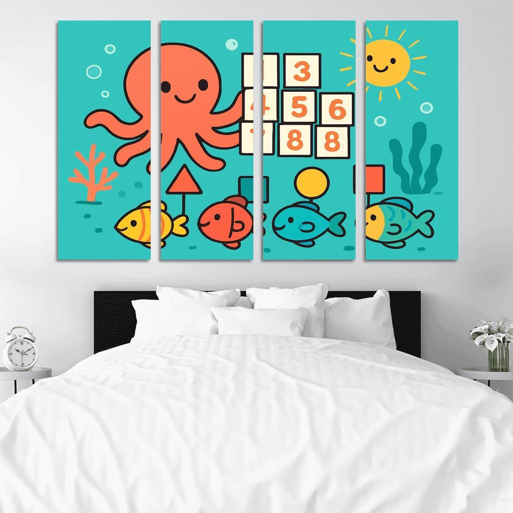 Coral Reef Math Parade custom paintings frame
