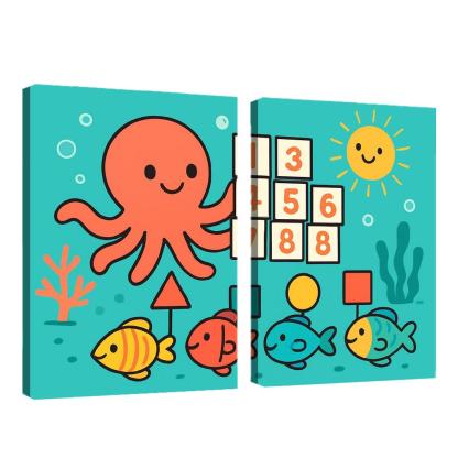 Coral Reef Math Parade custom paintings frame