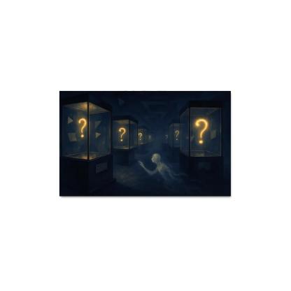 The Paradox Museum Of Unasked Questions canvas paintings frame