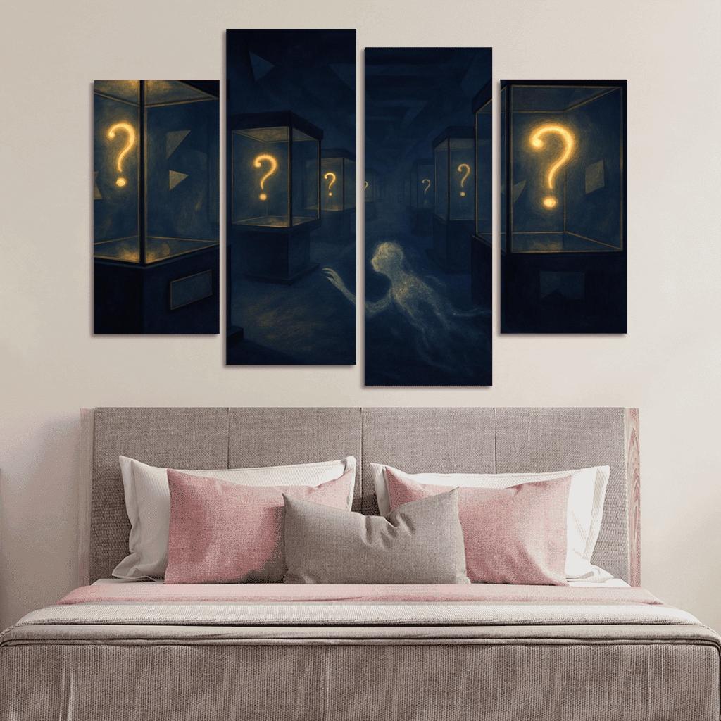 The Paradox Museum Of Unasked Questions canvas paintings frame