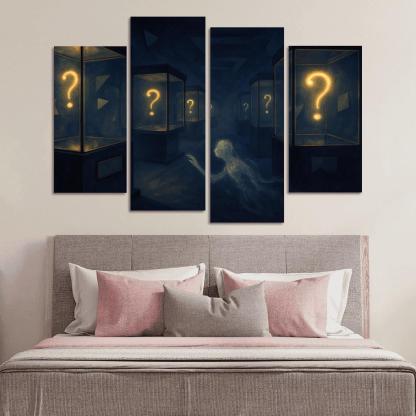 The Paradox Museum Of Unasked Questions canvas paintings frame