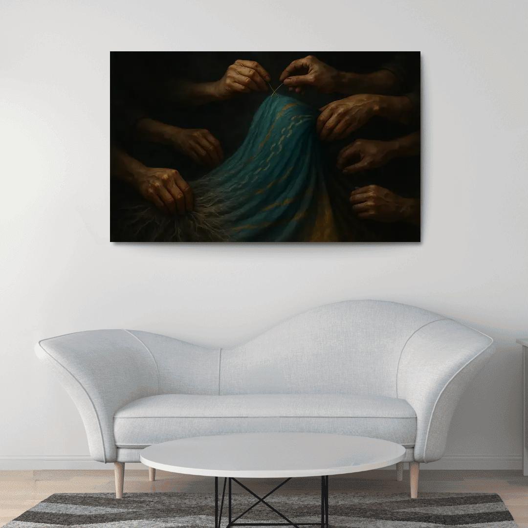 Threads Of Dignity Visual Advocacy Against Forced Labor premium artwork frames