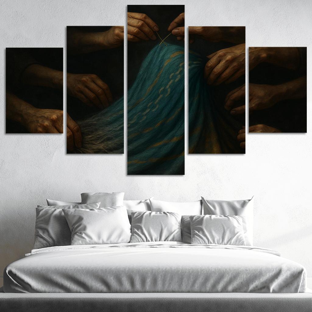 Threads Of Dignity Visual Advocacy Against Forced Labor premium artwork frames