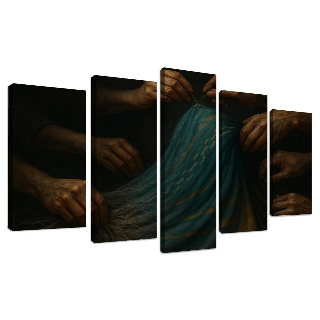 Threads Of Dignity Visual Advocacy Against Forced Labor premium artwork frames