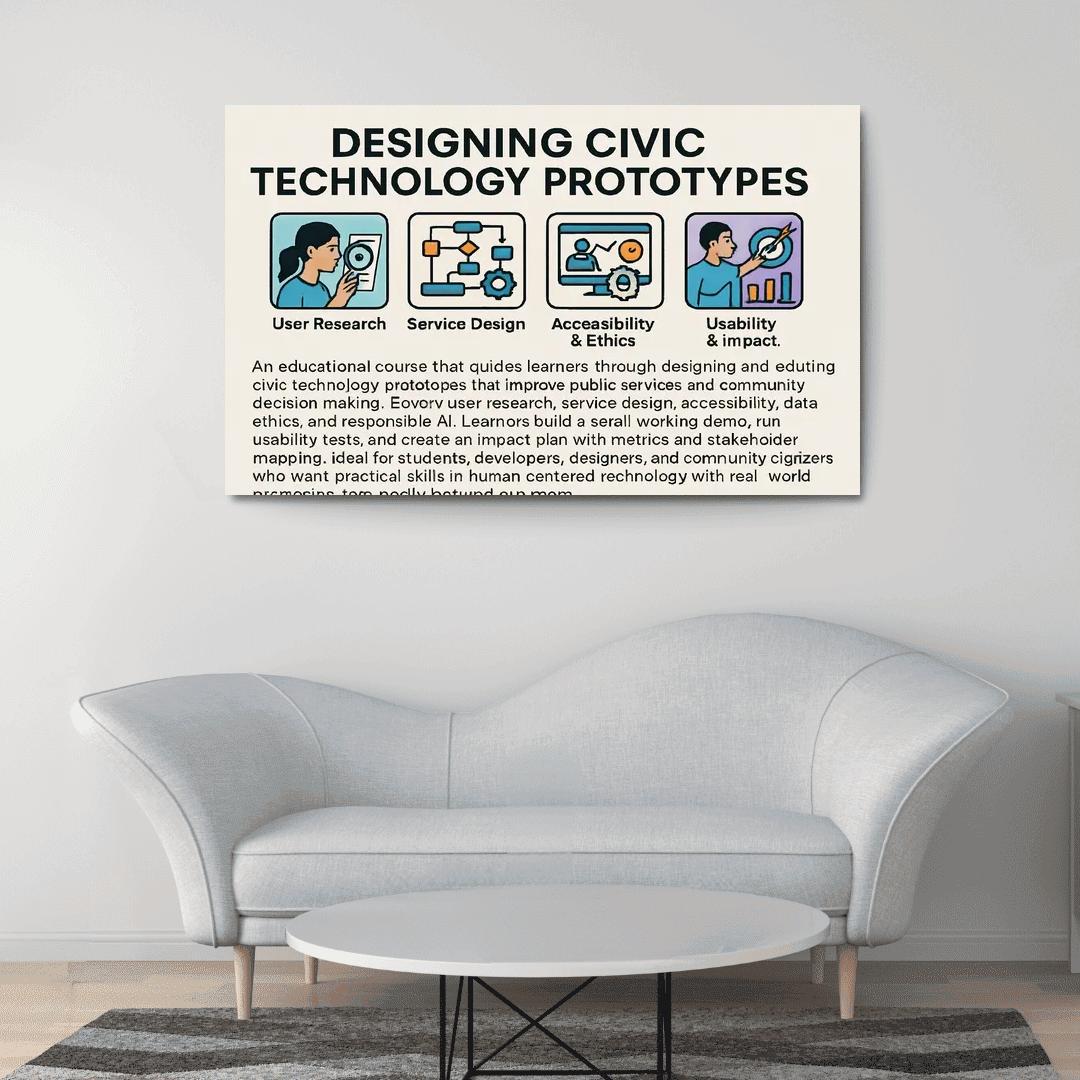 Civic Technology Studio Designing Digital Tools For Public Good custom paintings frame