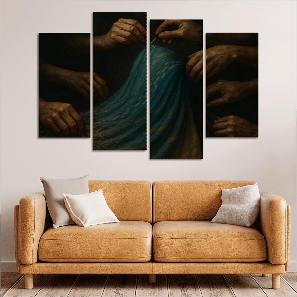 Threads Of Dignity Visual Advocacy Against Forced Labor premium artwork frames