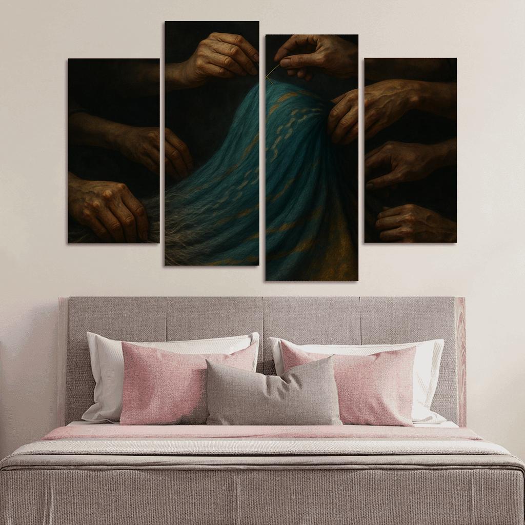 Threads Of Dignity Visual Advocacy Against Forced Labor premium artwork frames