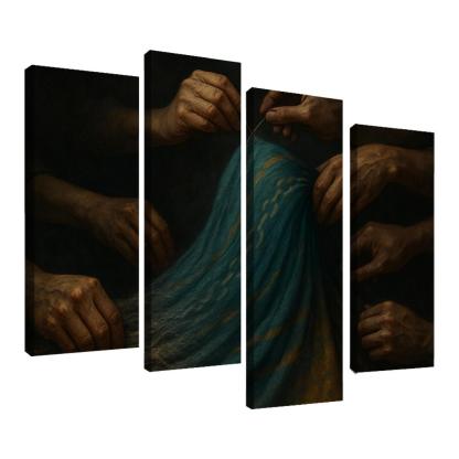 Threads Of Dignity Visual Advocacy Against Forced Labor premium artwork frames