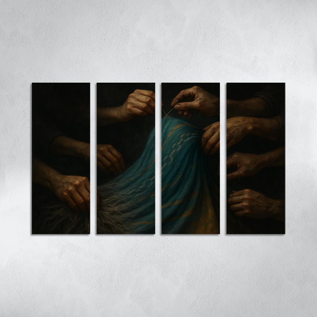 Threads Of Dignity Visual Advocacy Against Forced Labor premium artwork frames
