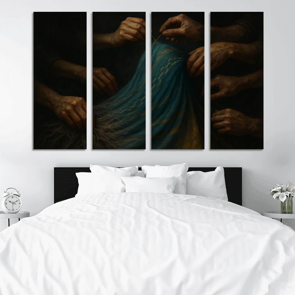 Threads Of Dignity Visual Advocacy Against Forced Labor premium artwork frames